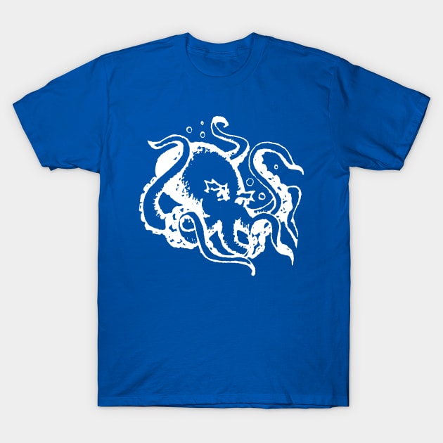 Octopus Blotter Art T-Shirt by BlotterArt